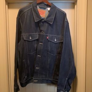 Levis Big Tall Blue Jean Denim Jacket 